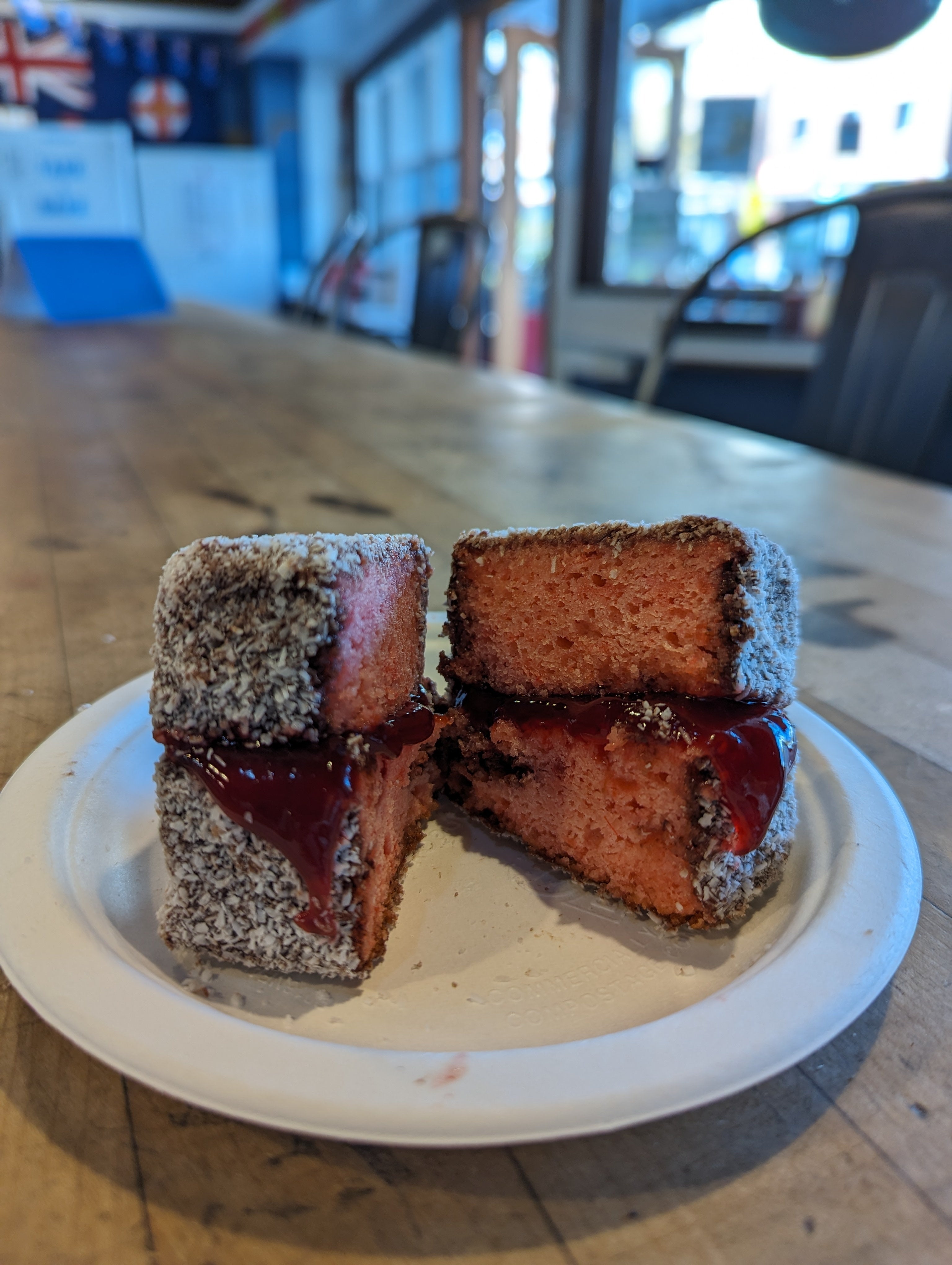 Lamingtons - Chocolate Coconut Sponge Cake- The Foreign Fork